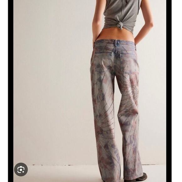 NWT Free People We The Free Aurora Mid Rise Flare 24 - Picture 3 of 10